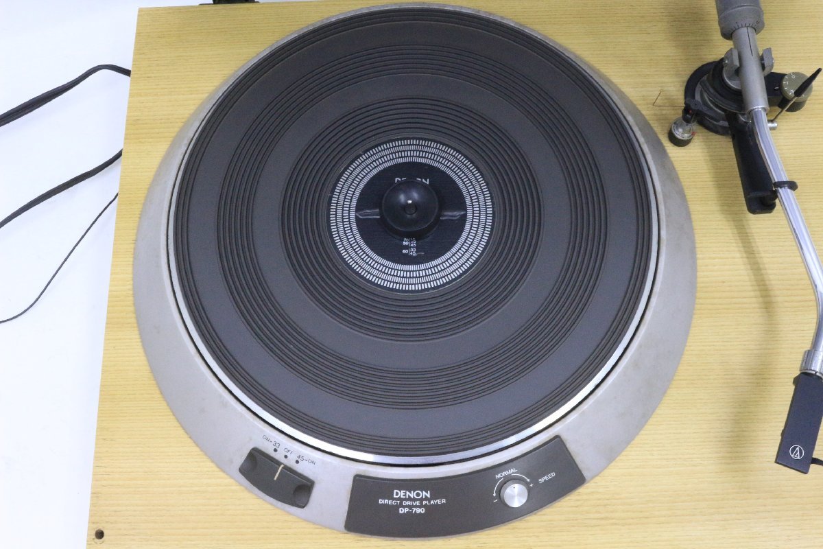 DENON デノン レコードプレーヤー DP-790 ダイレクトドライブ ターン 