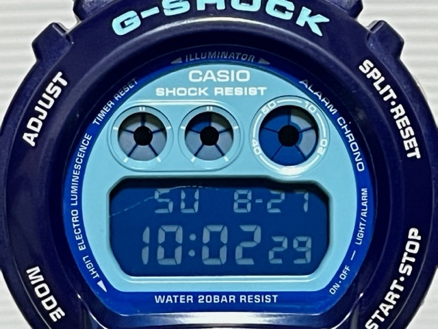 CASIO G-SHOCK DW-6900CC-2 ネイビー ブルー Crazy Colors