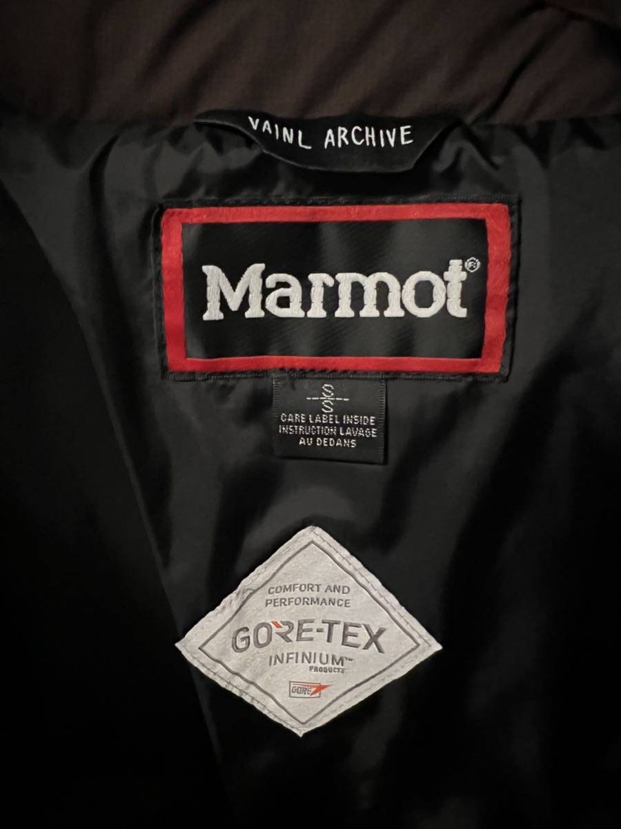 美品 VAINL ARCHIVE × Marmot PUFF HOODY JACKET バイナルアーカイブ S 
