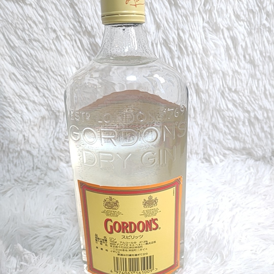 未開栓 3本 旧ボトル Gordon's London Dry Gin 古酒 【公式通販】