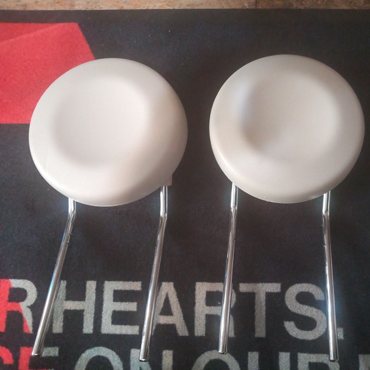 ABA-31209フィアット500純正ヘッドレスト運転席助手席セット