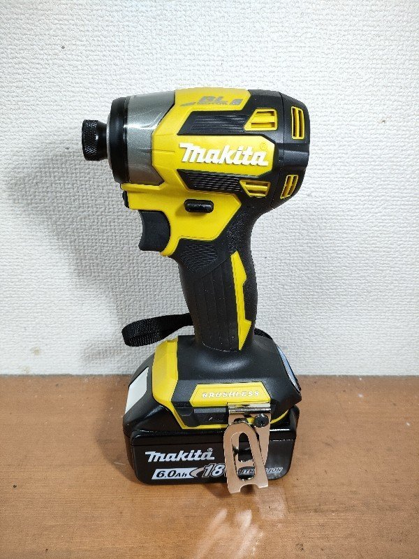 未使用 マキタ 充電式インパクトドライバ TD173DGXFY イエロー  