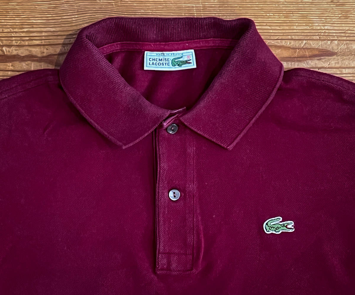 LACOSTE CHEMISE フランス製 フレンチラコステ ポロシャツ ラコステ 