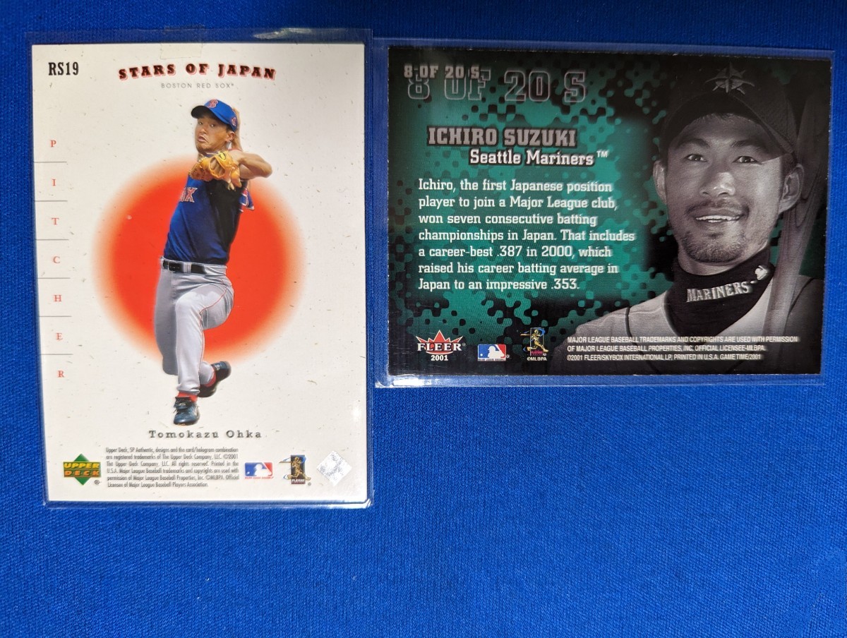 イチロー選手 MLB マリナーズ ルーキーカード 4種類（UPPERDECK FLEER 