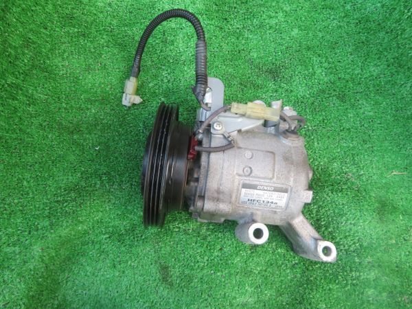 15-7　低走行　後期 タント L375S L385S 　エアコンコンプレッサー AC　クーラー　 447280-3213 3211　/ ムーヴコンテ L575S L585S 　