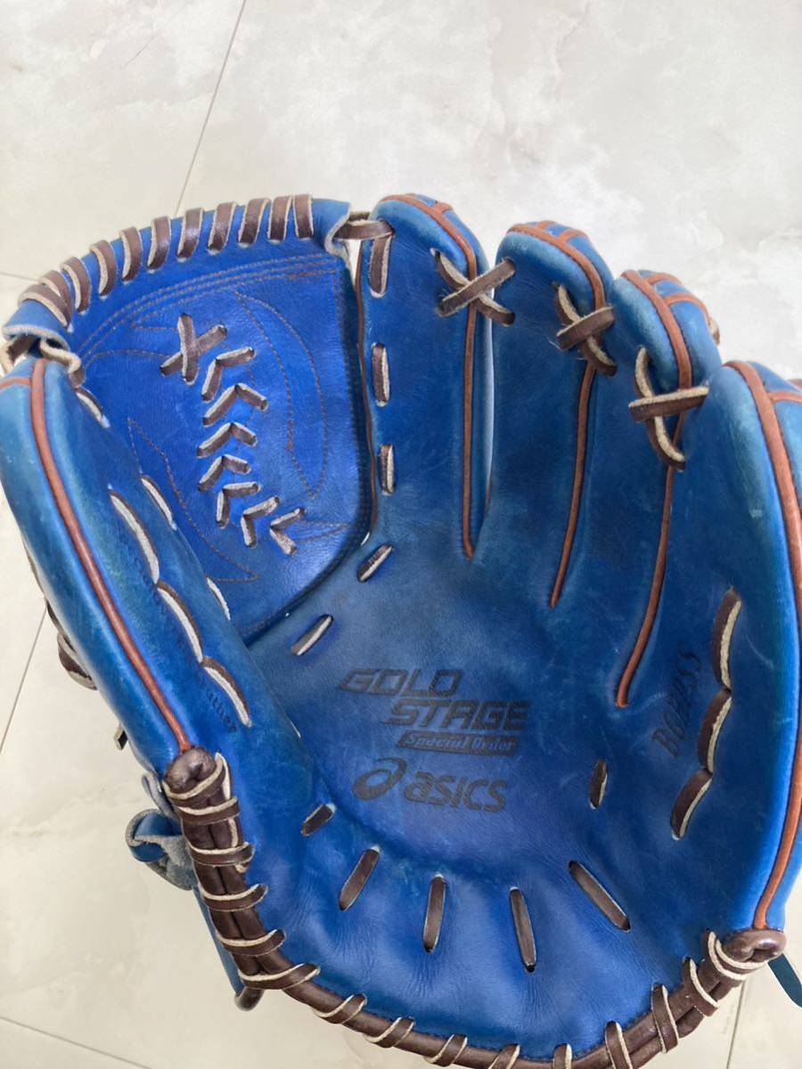 プロ野球選手 実使用グローブ 選手支給品 アシックス 硬式投手用グラブ