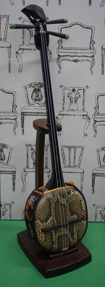 沖縄 三線 沖縄 琉球 三線 三味線 さんしん 和楽器 弦楽器 蛇革 撥