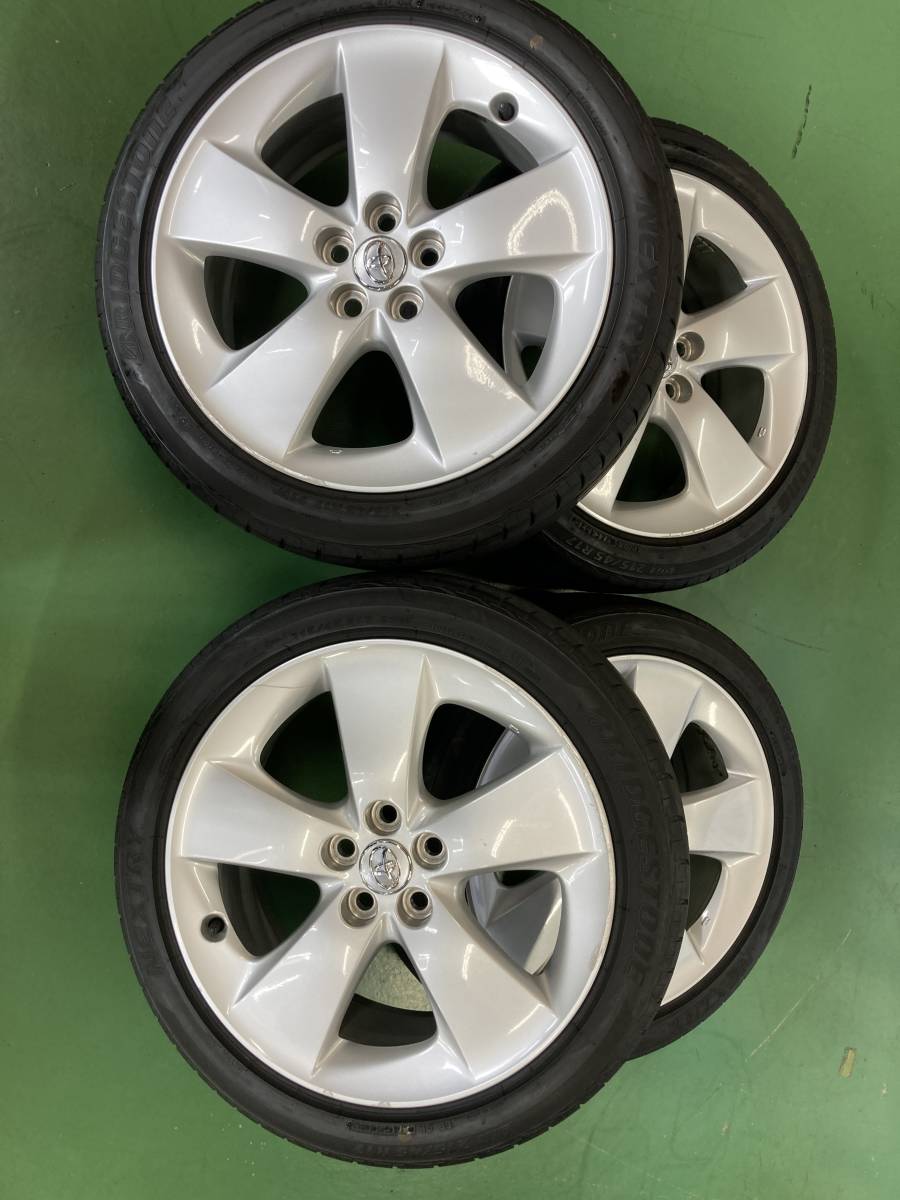 プリウス 30 ツーリング 7J×17 50 タイヤ 215⁄45R17 トヨタ50プリウス