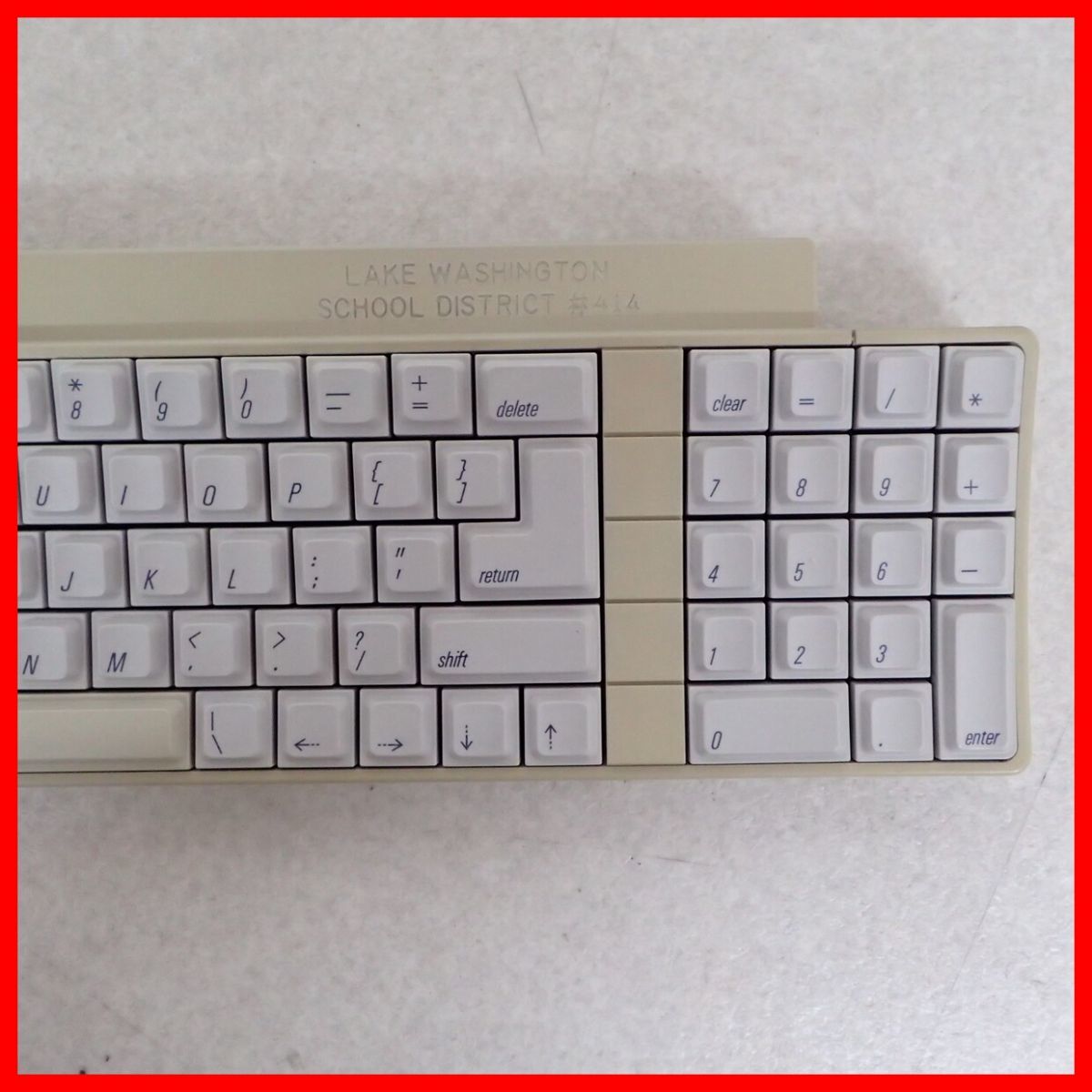 ◇Apple 周辺機器 Apple II GS Keyboard オレンジ軸 キーボード
