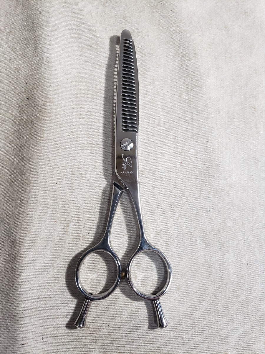 神田文一　ok sg セニング　シザー　希少　80% 神田文一商店 神商 J-26 セニングシザー 理容美容 .