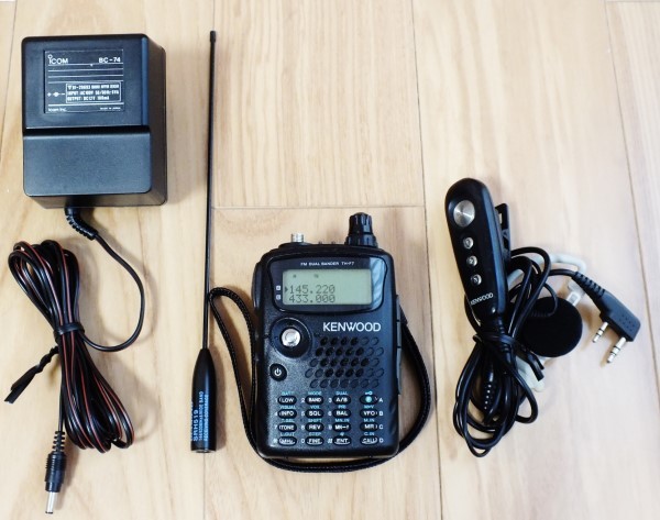 KENWOOD TH-F7 無線機