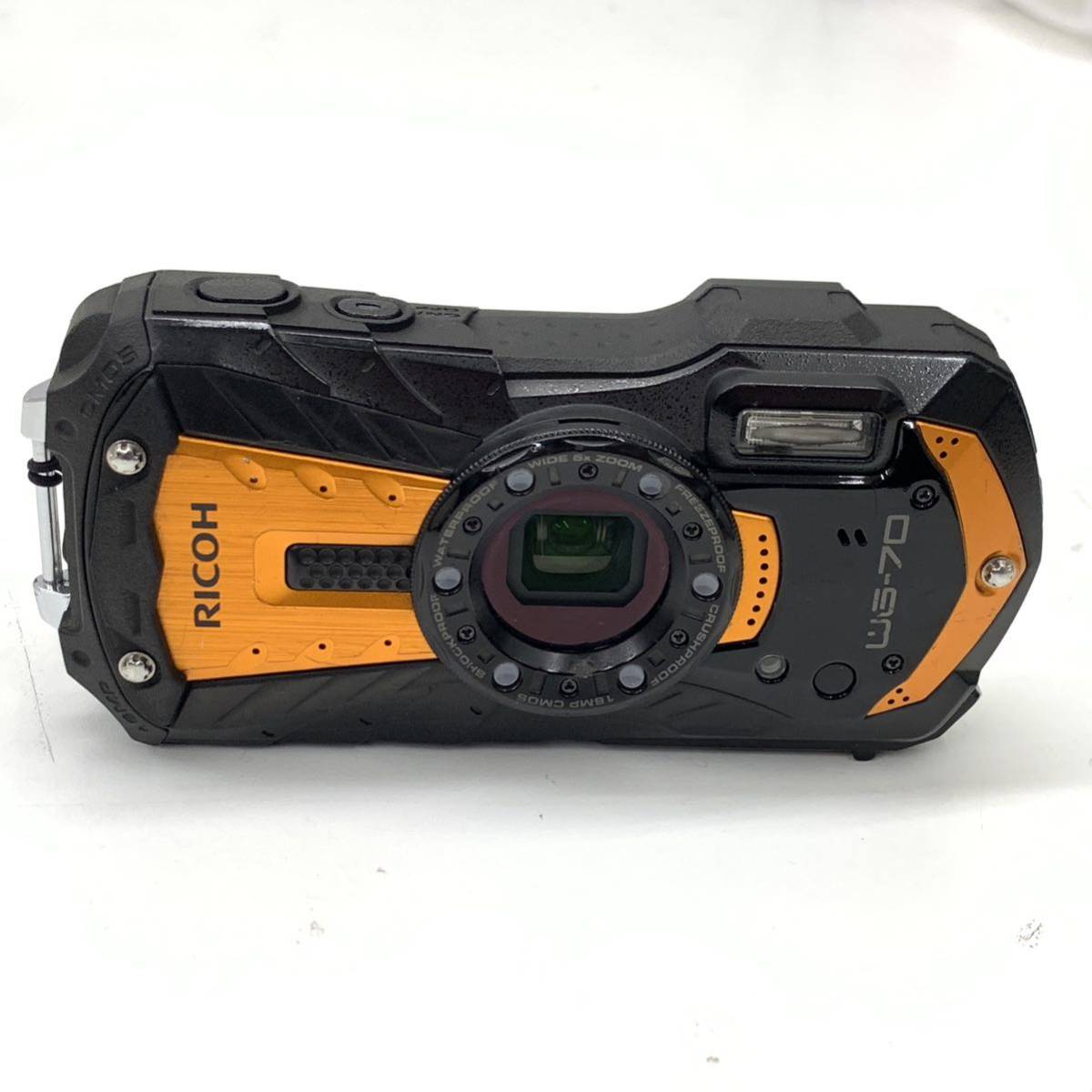 101H847★RICOH/リコー WG-70 コンパクトデジタルカメラ/コンデジ 本格防水