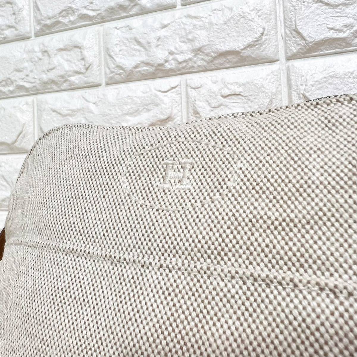 極美 HERMES エルメス ボリードMM25 トワルアッシュ 2way ショルダー 