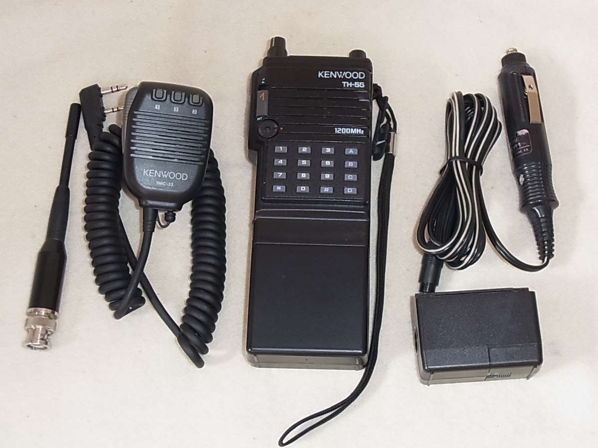 ☆ケンウッド　1200MHz帯FMハンディ機　TH-55（現状渡し）☆ KENWOOD ケンウッド TH-55 1200MHz ハンディ機 送受信しますが 中古
