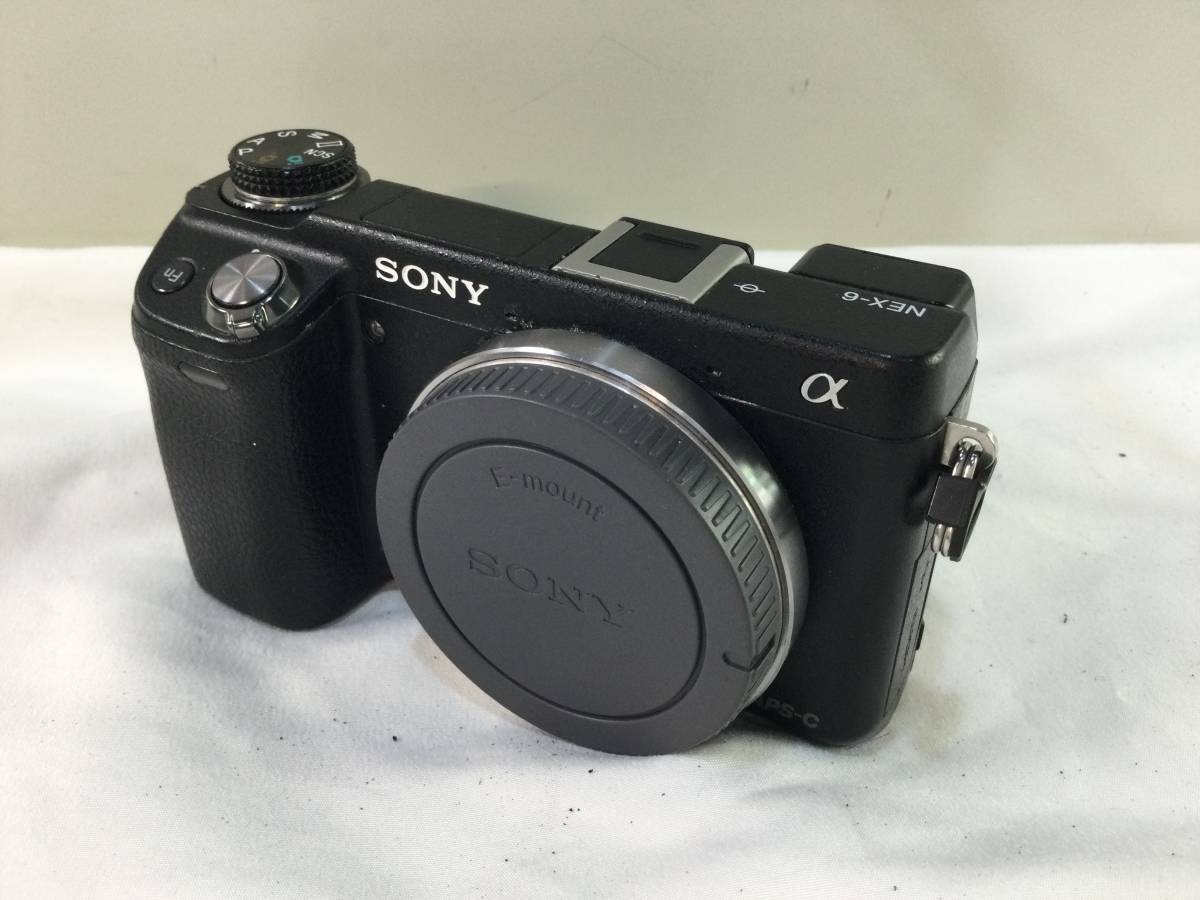 487】SONY α NEX-6 ミラーレス一眼カメラ ボディ 動作未確認 ジャンク