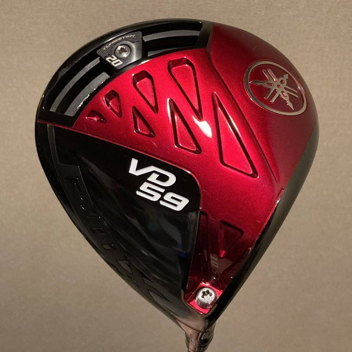 【美品】YAMAHA RMX VD59 10.5 SRドライバー 1W 1番ウッド ヤマハ カーボンクラウン カーボンシャフト ディアマナ DIAMANA YR 50