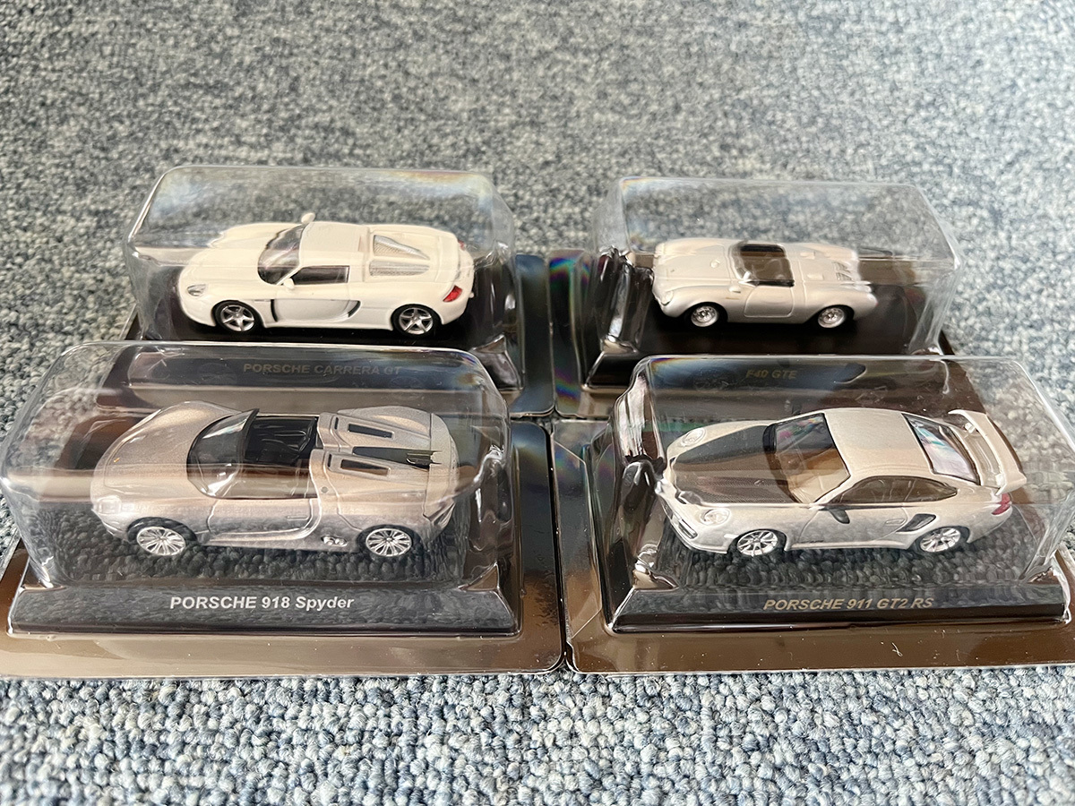 ■京商 1/64 Poreche IV ポルシェ 911GT2RS & 918 Spyder & CARRERA GT & 550 SPIDER 4台セット■