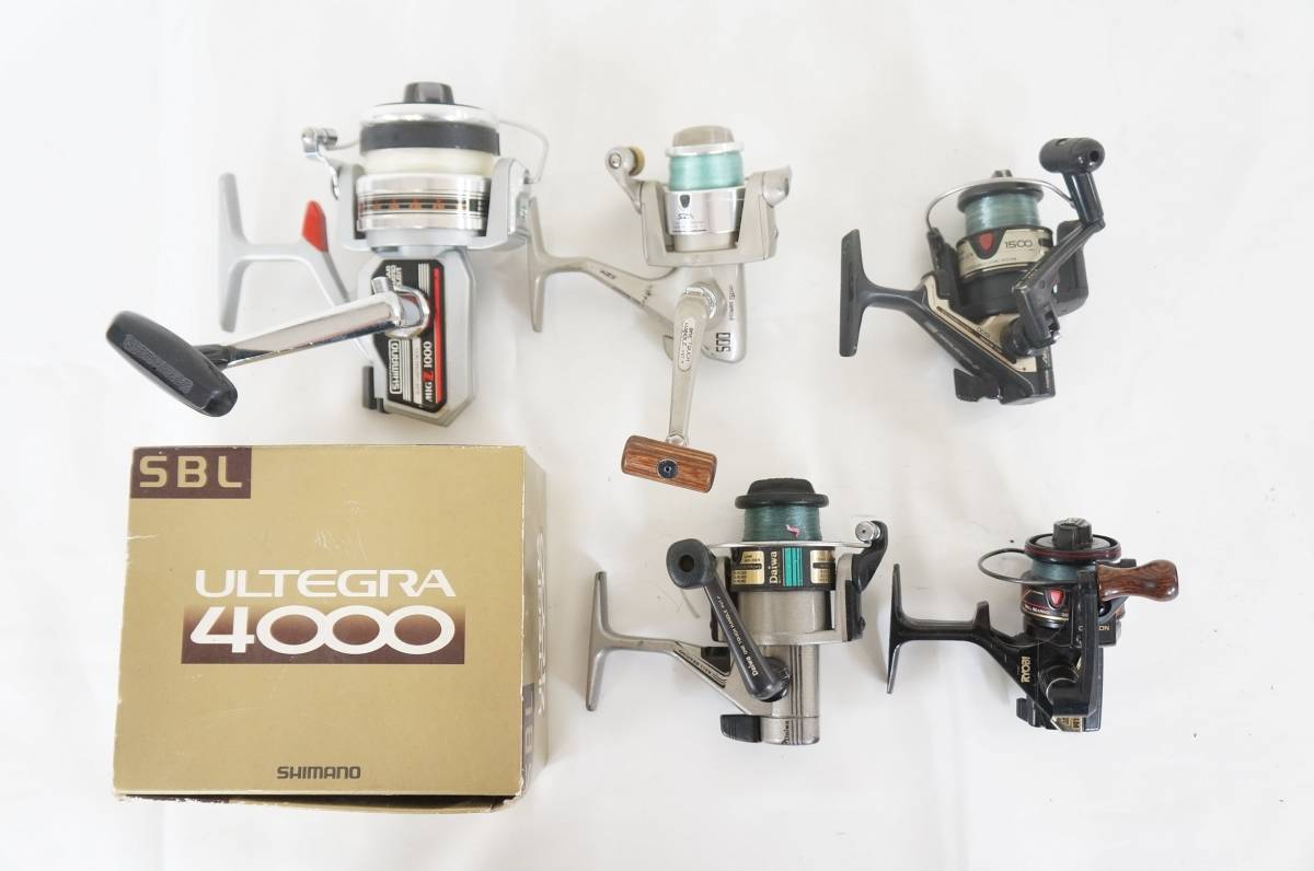 未使用リール6個セット シマノ ダイワ DAIWA SHIMANO スピニング｜リール