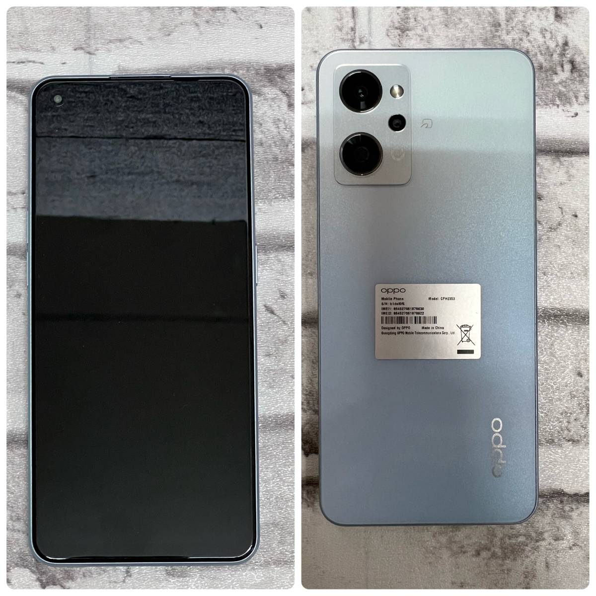 34183.0830K】☆中古？未使用？☆ OPPO Reno7 A CPH2353 6GB/128GB 