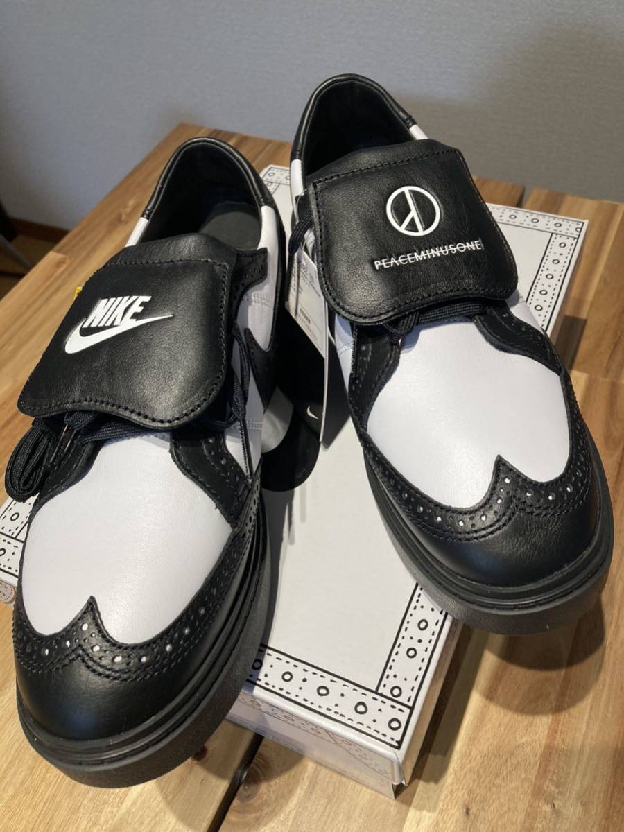 新品未使用品 PEACEMINUSONE × Nike Kwondo 1 Black and Whiteピースマイナスワン × ナイキ クウォンド1 G-dragon 27.5cm