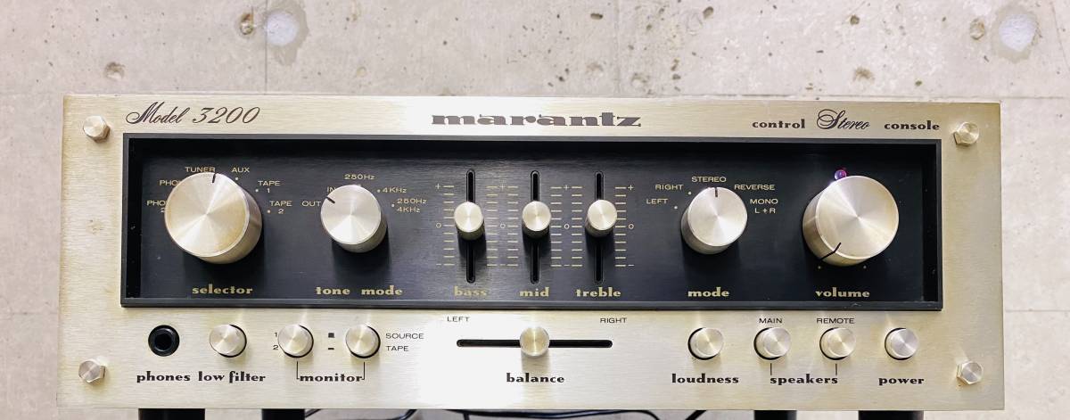 marantz マランツ コントロールアンプ model 3200 プリアンプ 動作品