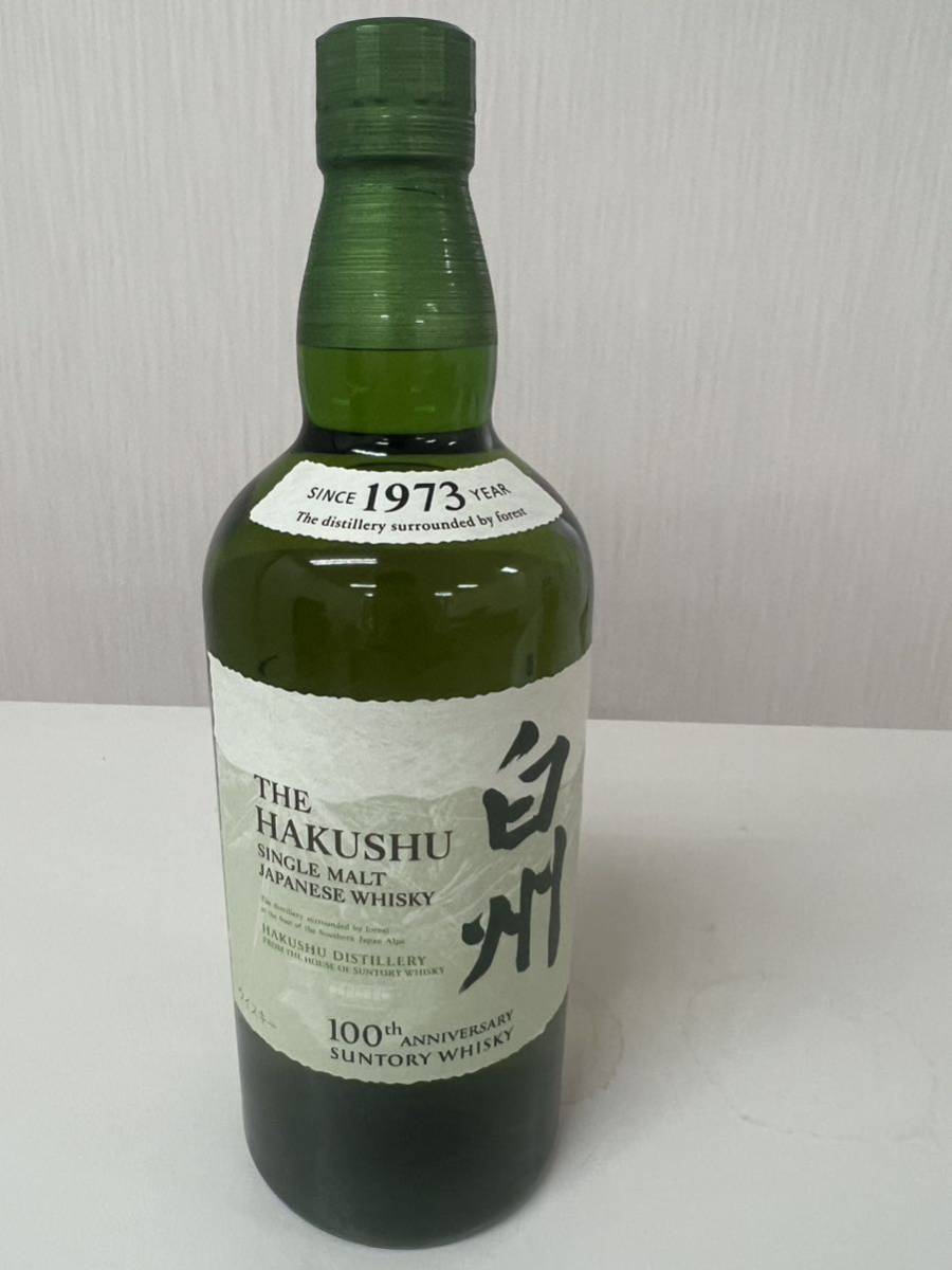 新品・未開栓】100周年ラベル 白州 SUNTORY サントリー ノンビンテージ