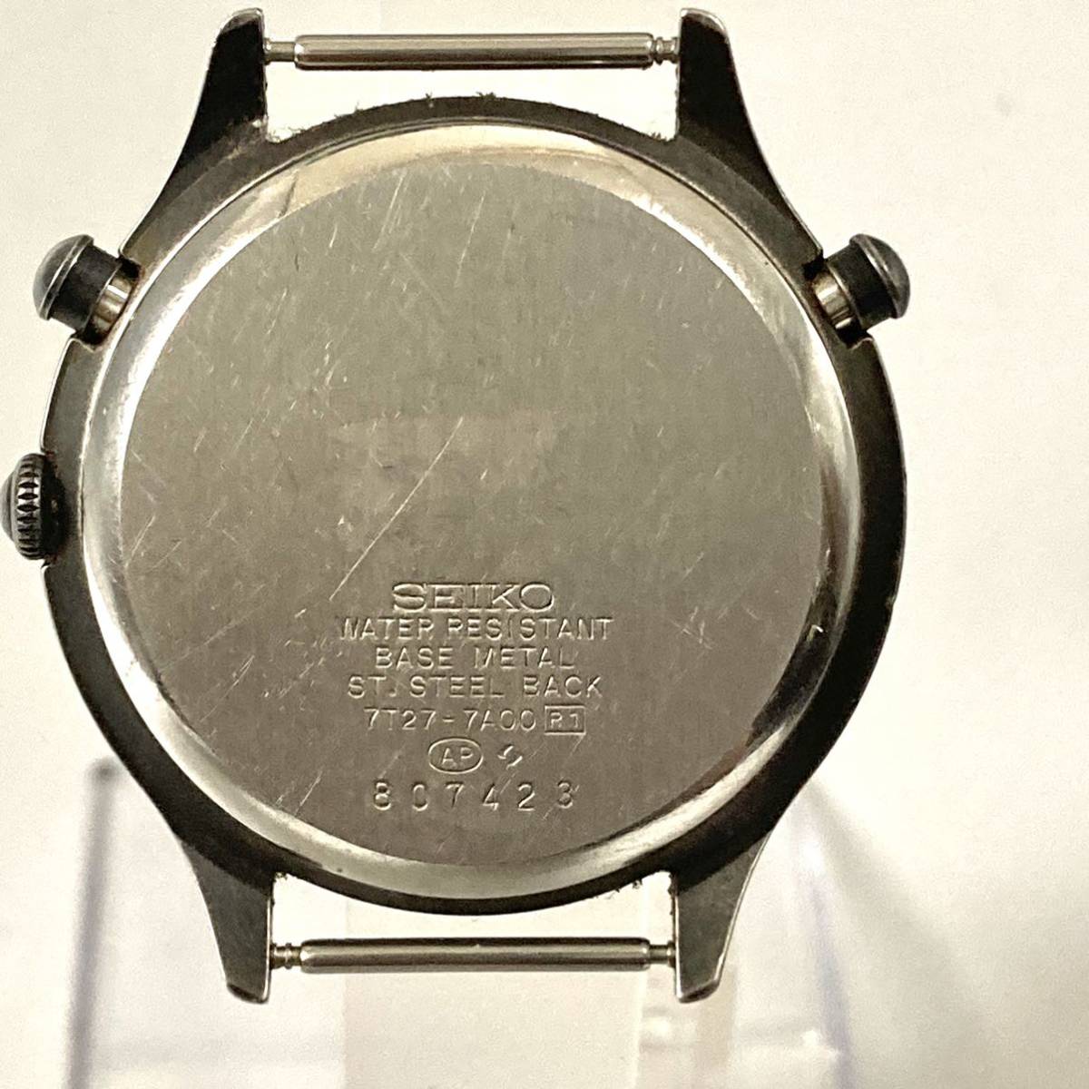 稼働品】 SEIKO セイコー AVENUE アベニュー クロノグラフ 7T27-7A00 