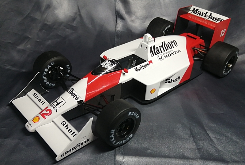 タミヤ(TAMIYA) 1/24 マスターワークコレクション No.172 マクラーレン セナ (オレンジ) プラモデル塗装済み完成 プラモデル完成品(マクラーレン他)