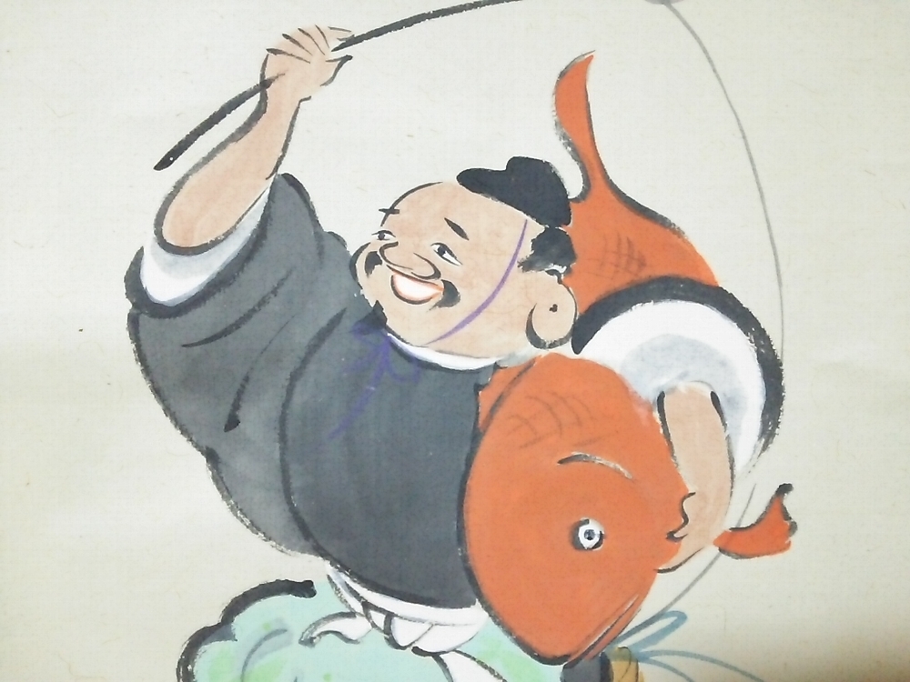 槙岡芦平（槙岡鬼佛の実子)の大津絵画帖手書きサイン入り（肉筆19図柄)昭和期 槙岡芦平（槙岡鬼佛の実子)の大津絵画帖（肉筆19図柄)昭和期 - メルカリ