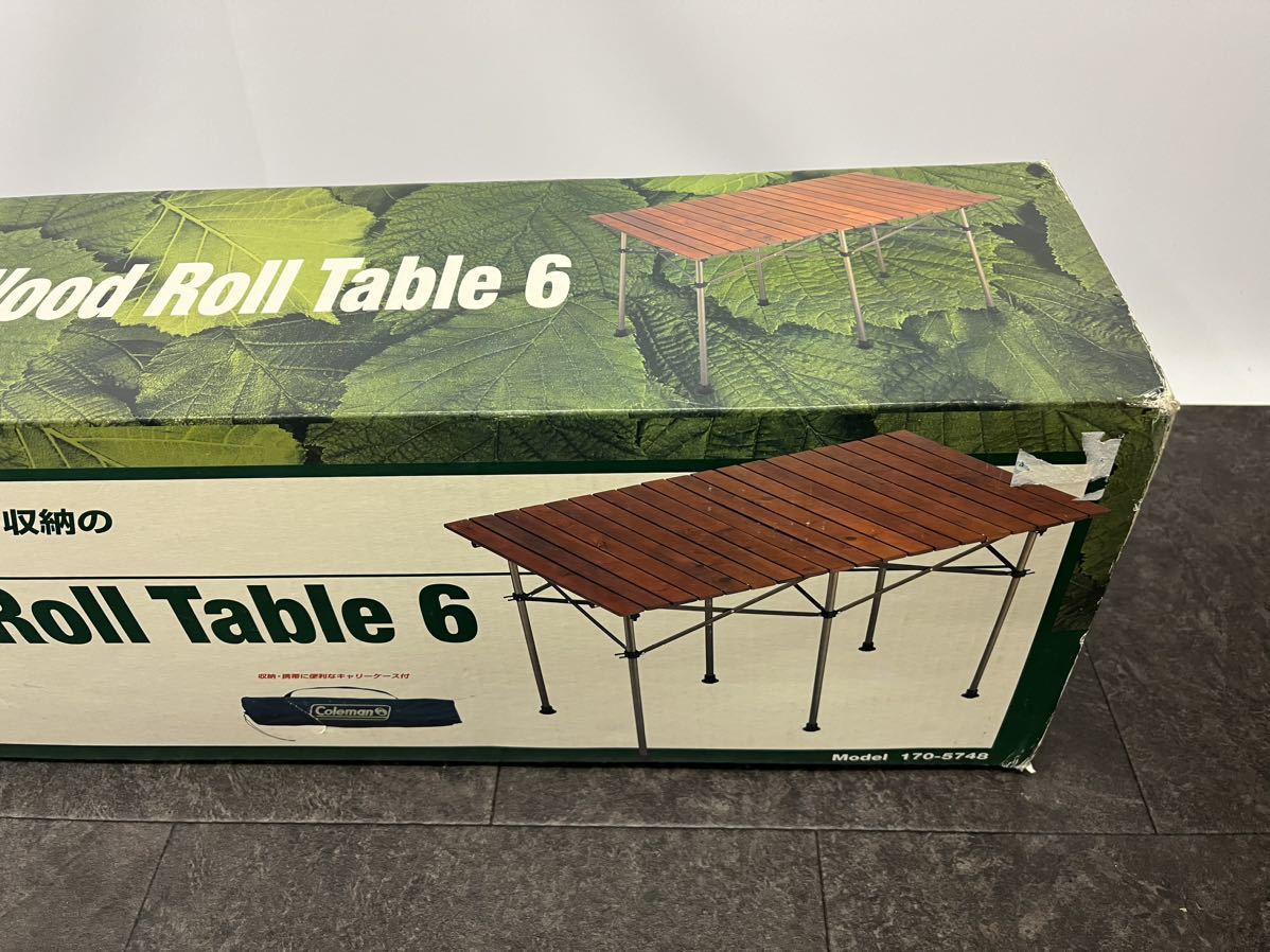 Coleman(コールマン) ガーデンウッドロールテーブル6 ◇未使用品