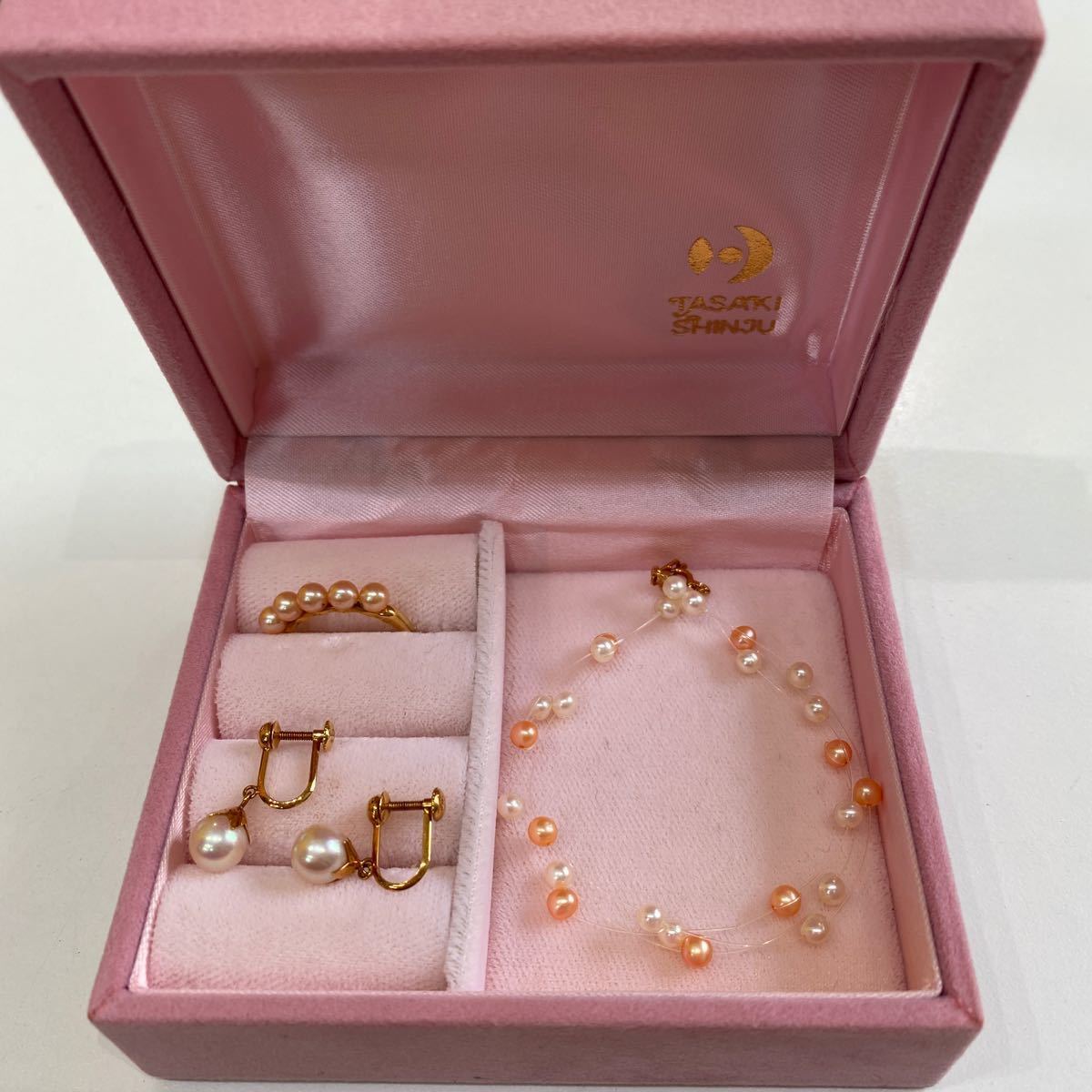 TASAKI SHINJU 田崎真珠 イヤリング ピアス ブレスレット 3点セット 