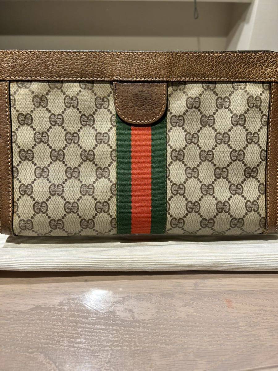 GUCCI セカンドバッグ クラッチバッグ シェリーライン オールドグッチ