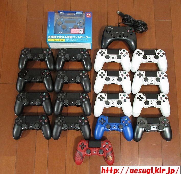 ○ジャンク○PS4 純正コントローラ デュアルショック4 17個 セット