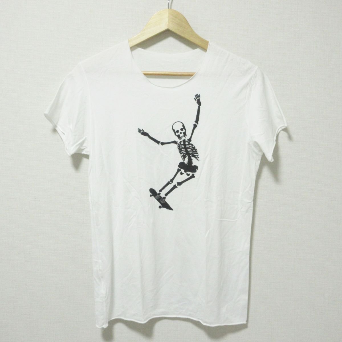 美品 lucien pellat finet ルシアンペラフィネ スカルプリント 半袖 T 