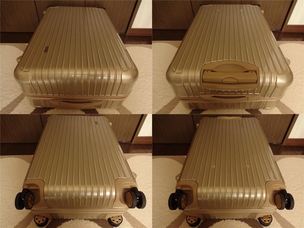 【リモワ RIMOWA】 サルサ(SALSA) 4輪マルチホイール 限定モデル ゴールド 896.57★状態良好!!★ RIMOWA SALSA マルチホイール 機内持ち込み 810.52 同梱×&frasl;UNG