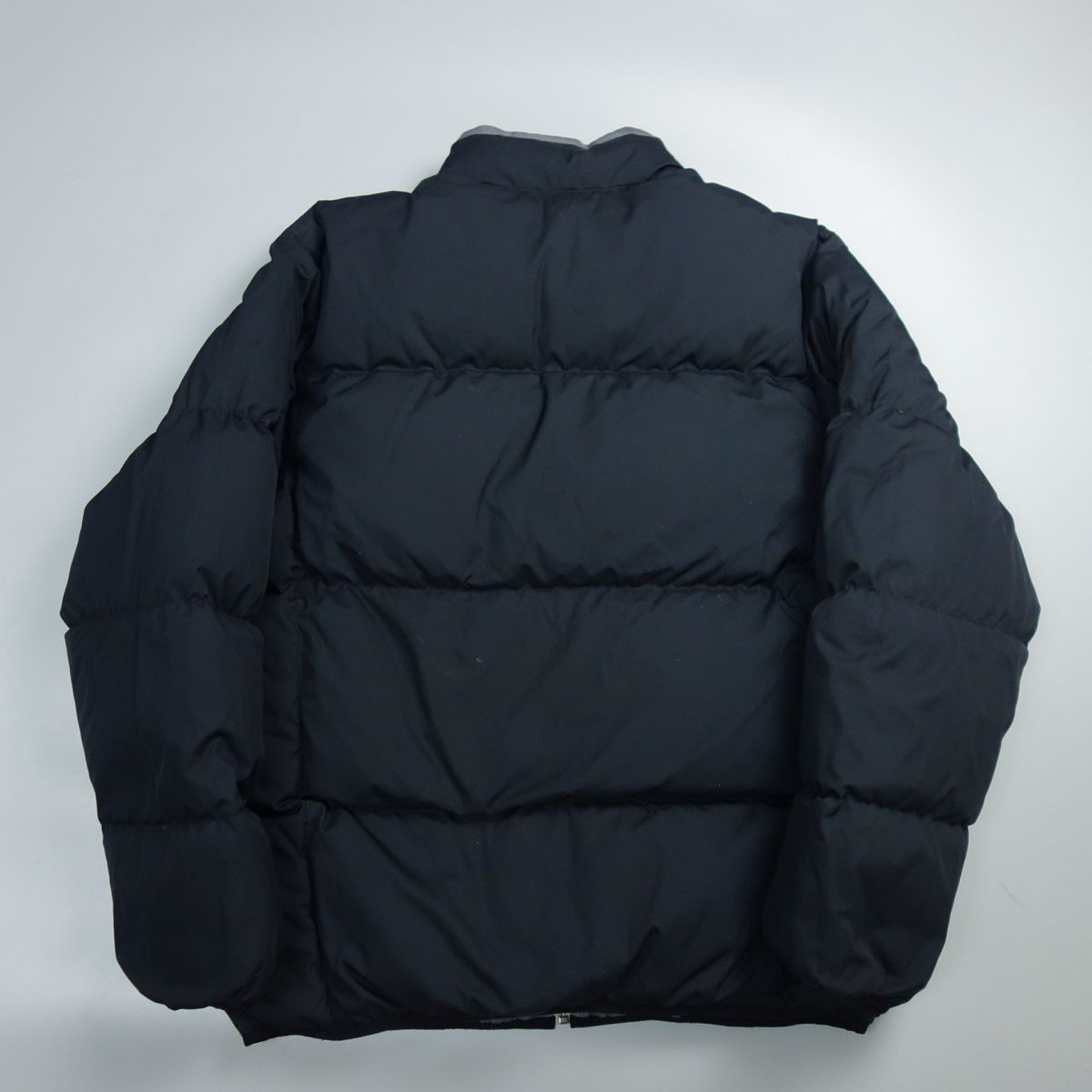00s Y2K ナイキ NIKE リバーシブル ダウンジャケット 黒/グレー メンズ