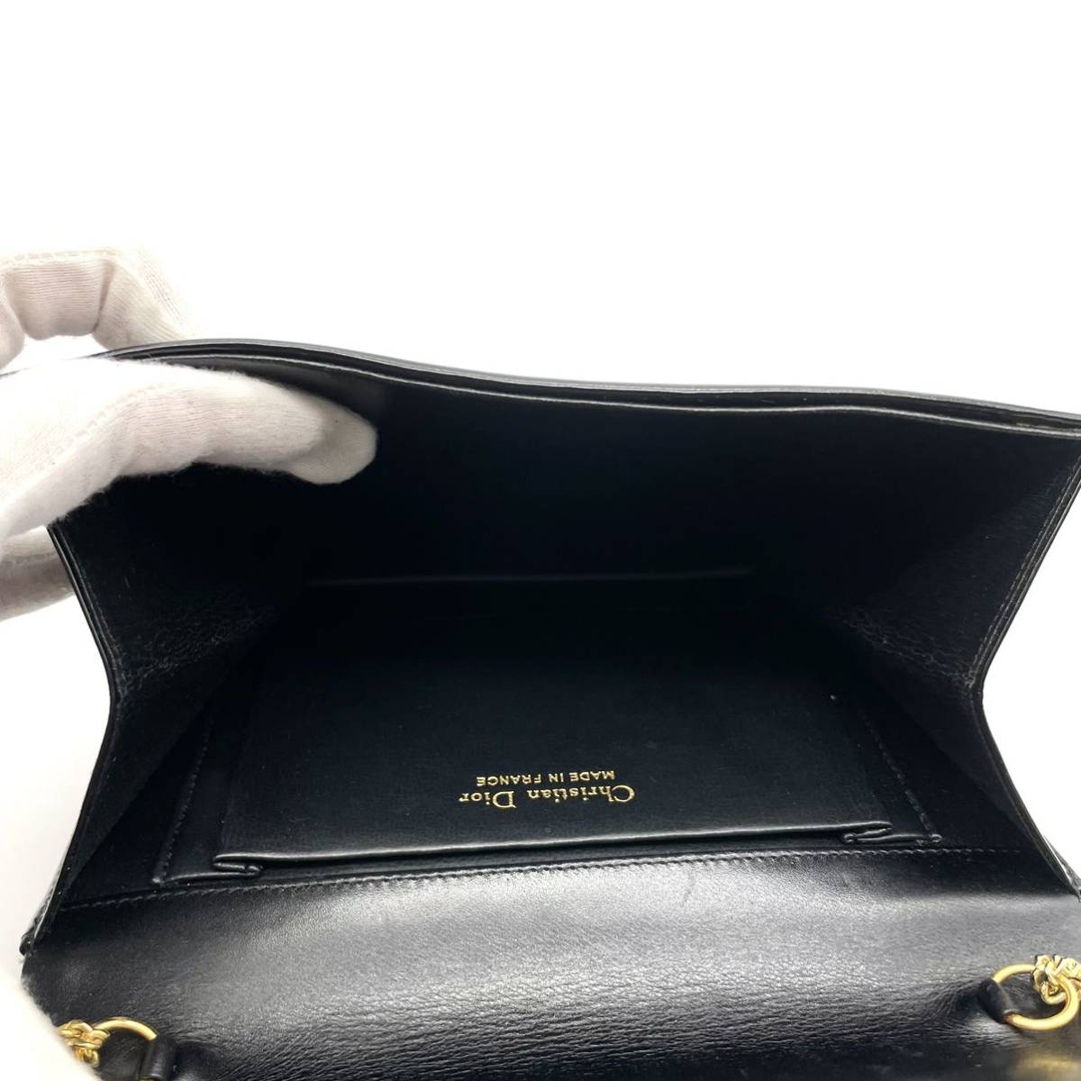 1円〜 ディオール DIOR ショルダーバッグ チェーン トロッター 