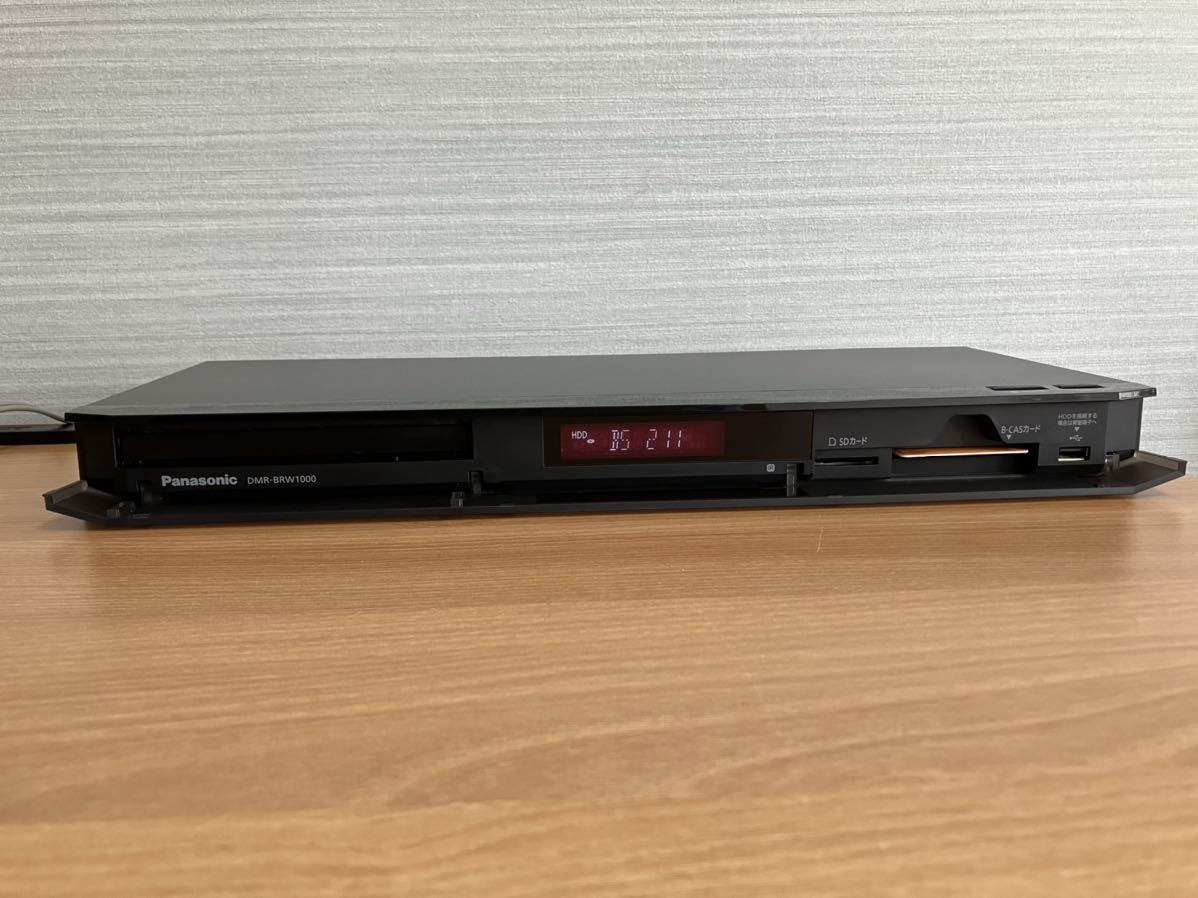 テレビ・映像機器 【良品】パナソニック ブルーレイレコーダー DMR-BRW1000