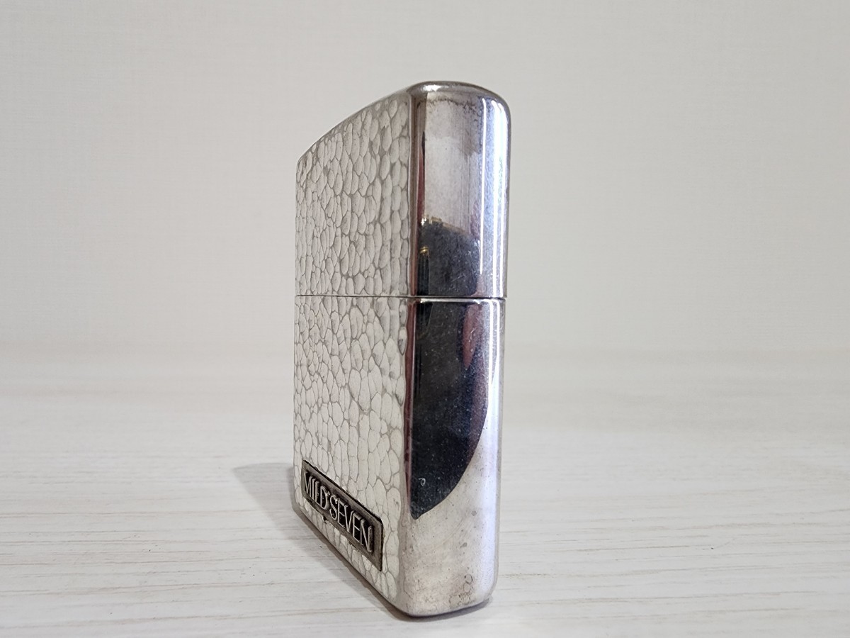 zippo マイルドセブン 両面ハンマートーン ブルー 未使用 最安値 zippo マイルドセブン 両面ハンマートーン ブルー 未使用 最安値