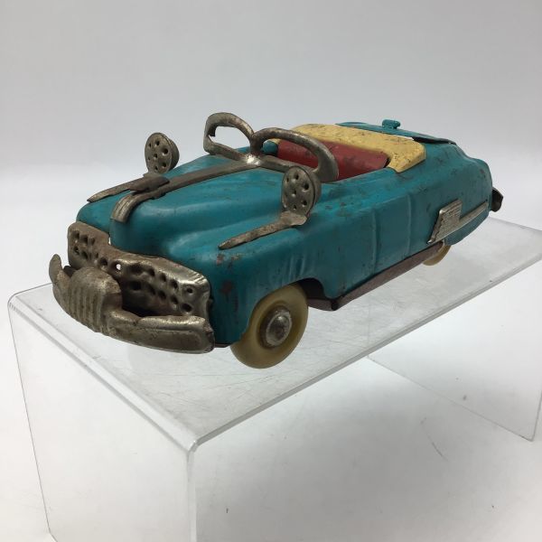 日本貿易 ブリキ フリクション ポッピングカー 1950年代 約21ｃｍ 1000ＴｉｎＴｏｙｓ 掲載商品 北原照久 現状品 ジャンク