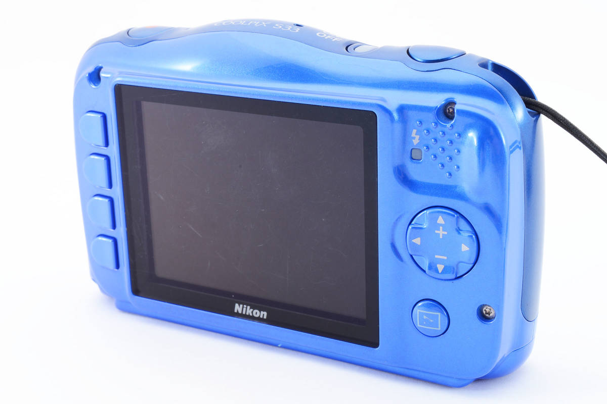 ニコン Nikon COOLPIX S33 ブルー 動作確認 Nikon COOLPIX S33 青