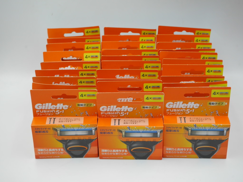 送料込み●替え刃総数120個●新品未使用●ジレット 替刃 5枚刃 フュージョン5+1 電動タイプ用●