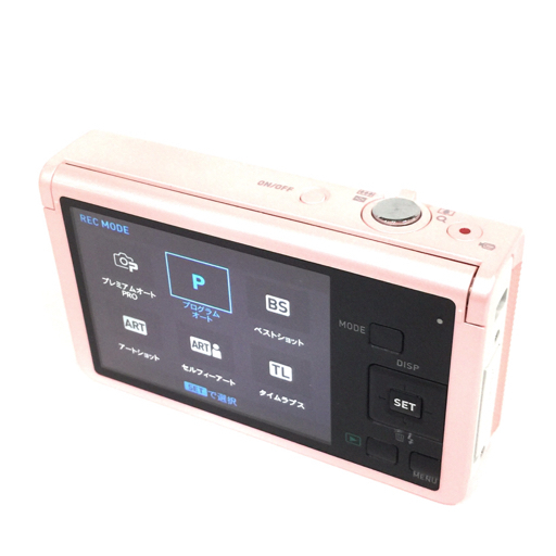 1円 CASIO EXILIM EX-ZR70 コンパクトデジタルカメラ ピンク 動作確認