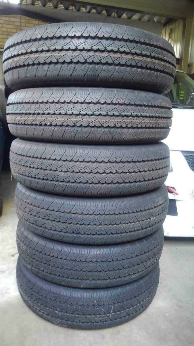 ☆新車外し！205/70R17.5 115/113L LT ブリジストン V-STEEL R18 265