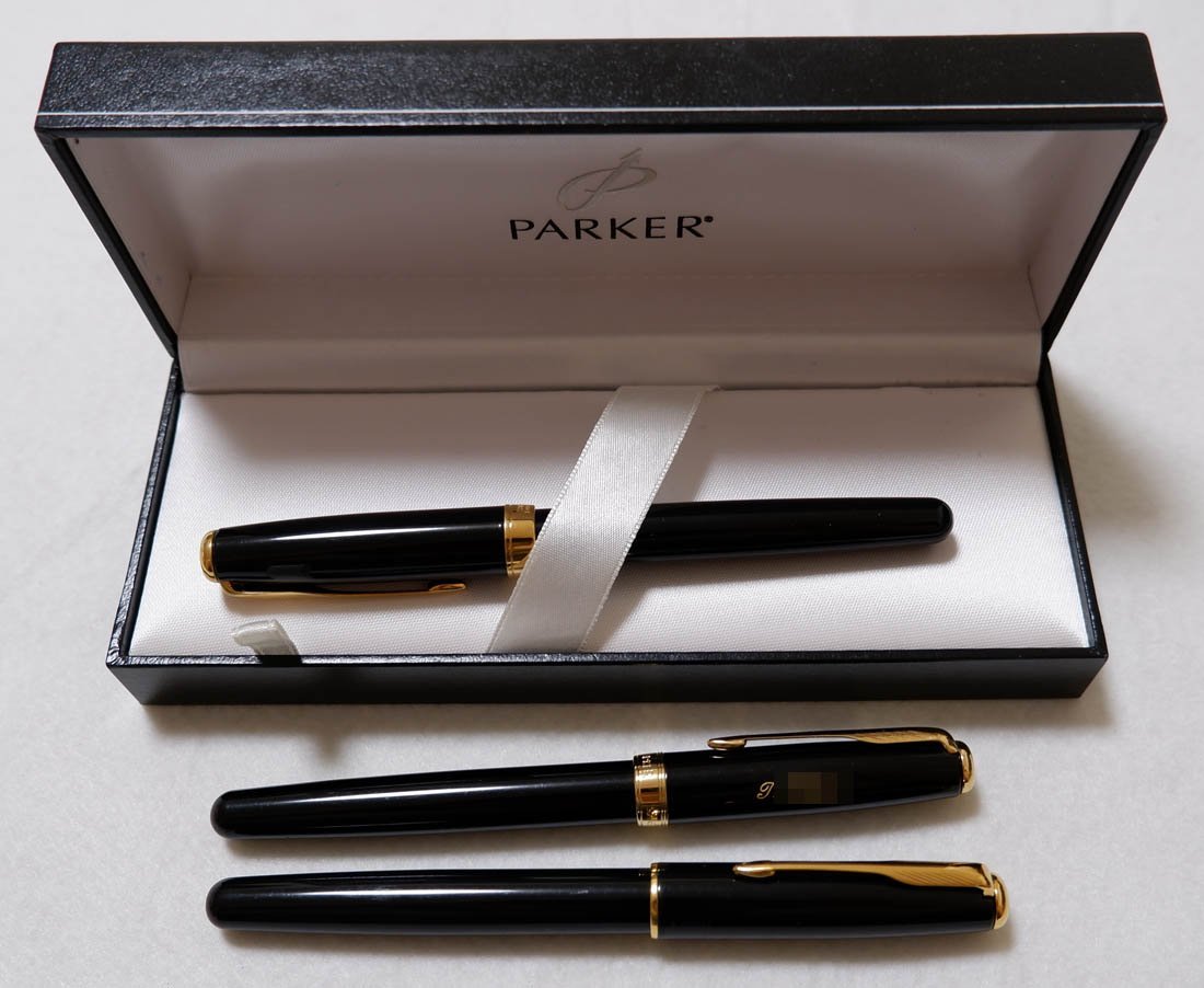 PARKER パーカー 万年筆 ペン先14K ゴールドカラー【BLAU7007】