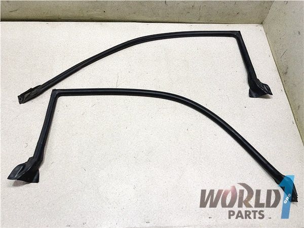 S14 シルビア 純正 ドアウェザーストリップ 左右セット ゴム ふち 内装品 水切り SILVIA 日産 旧車