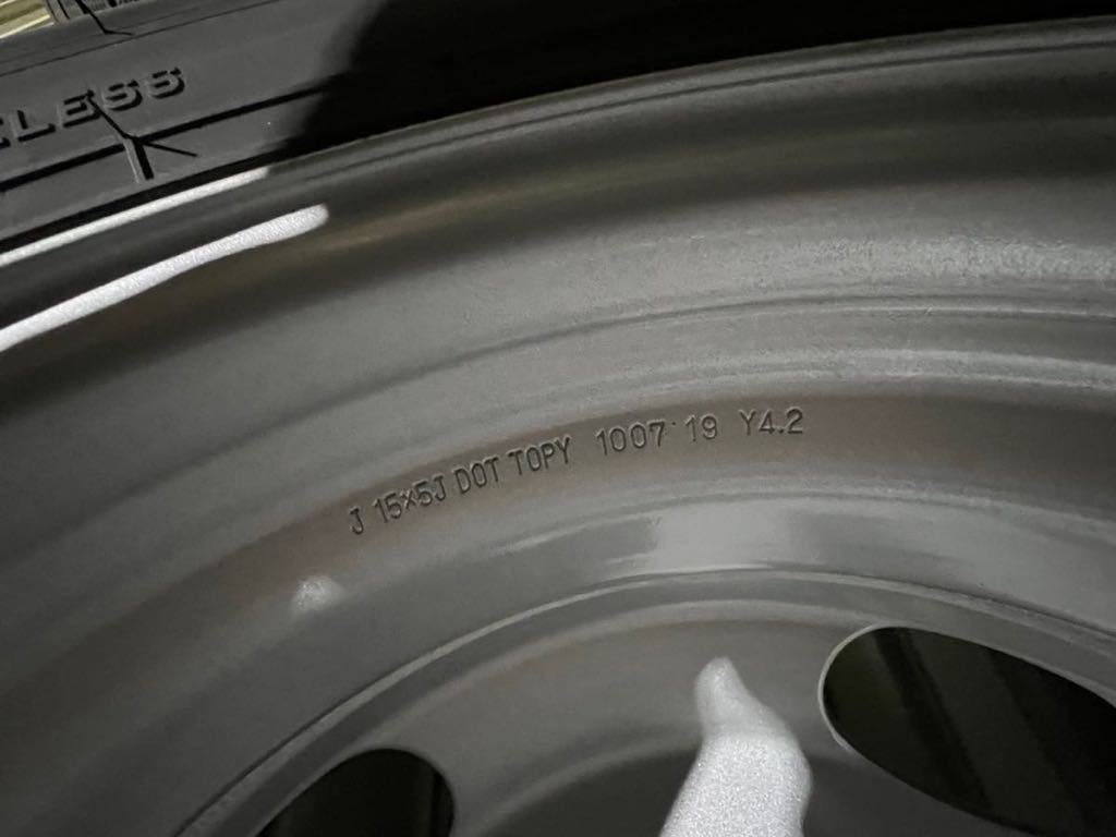 ☆イスズ・エルフ・195/75R15・スタッドレスタイヤ・鉄ホイール付き・6