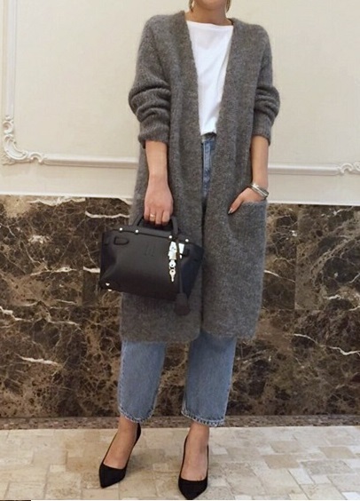 □完売 3万3000円 Deuxieme Classe MOHAIR BIG カーディガン DEUXIEME  