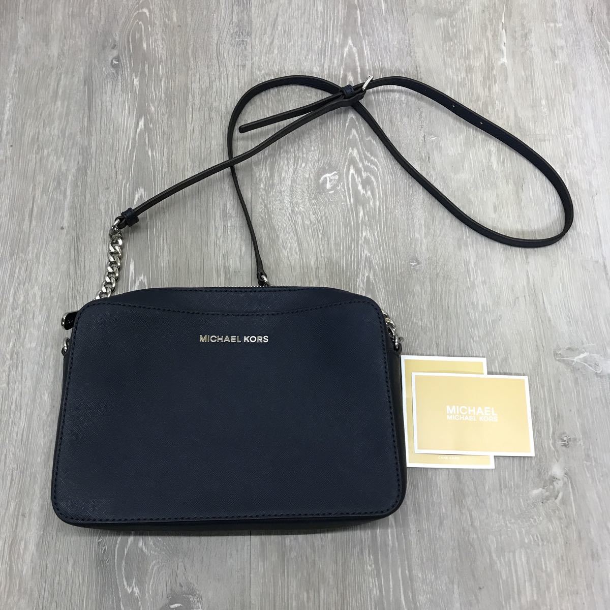 1203 MICHAEL KORS マイケルコース ショルダーバッグ バッグ ネイビー 