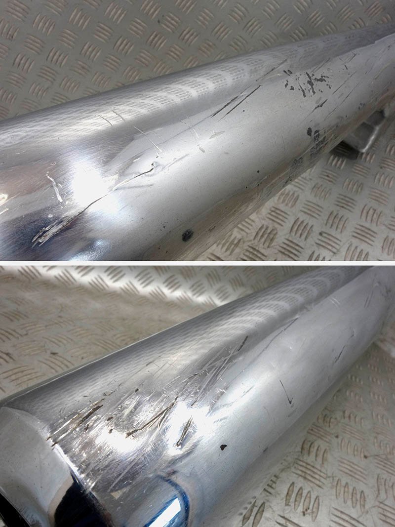 ☆動画有☆SR400 1JR 純正サイレンサー 3GW14711 f03-12s14 純正 1JR